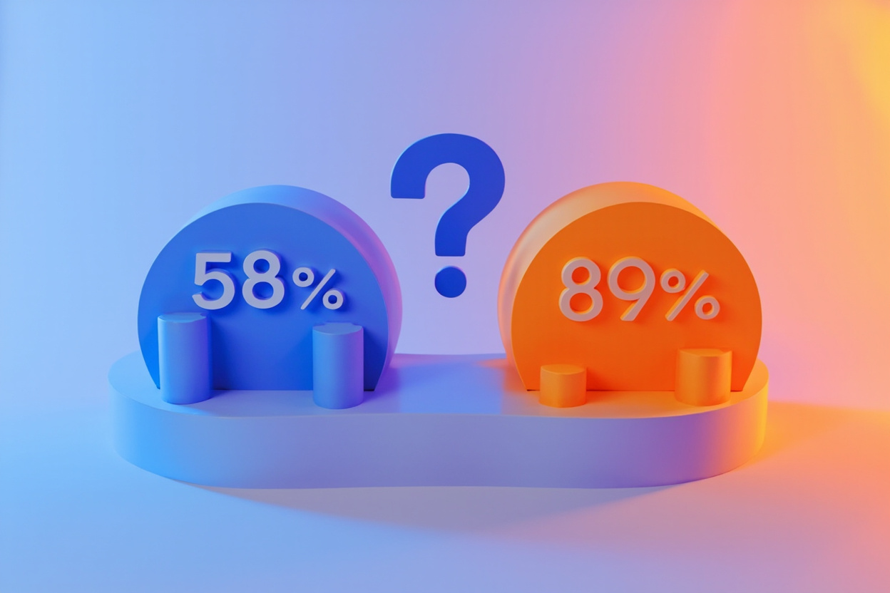 89% используют ИИ. Торговые палаты говорят — 58%. Кто врёт?